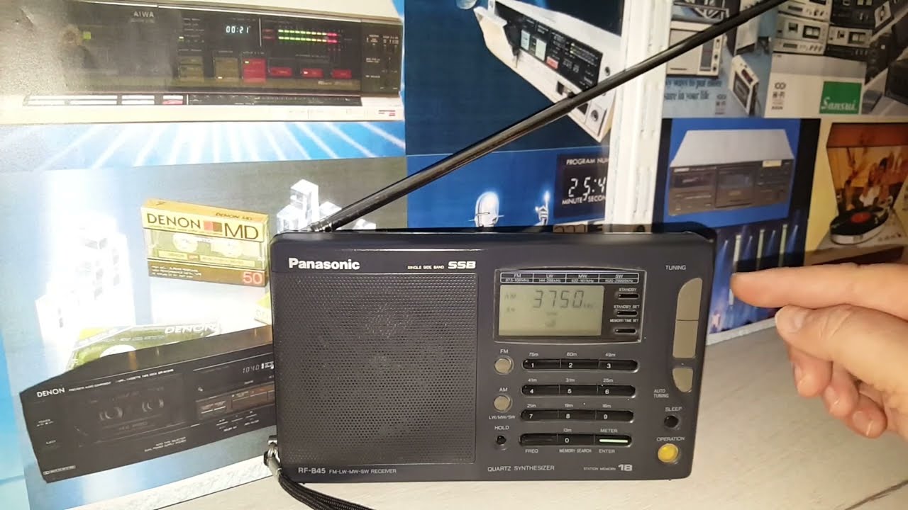 World Radioreceiver SSB Panasonic RF B45 (Japan) - YouTube