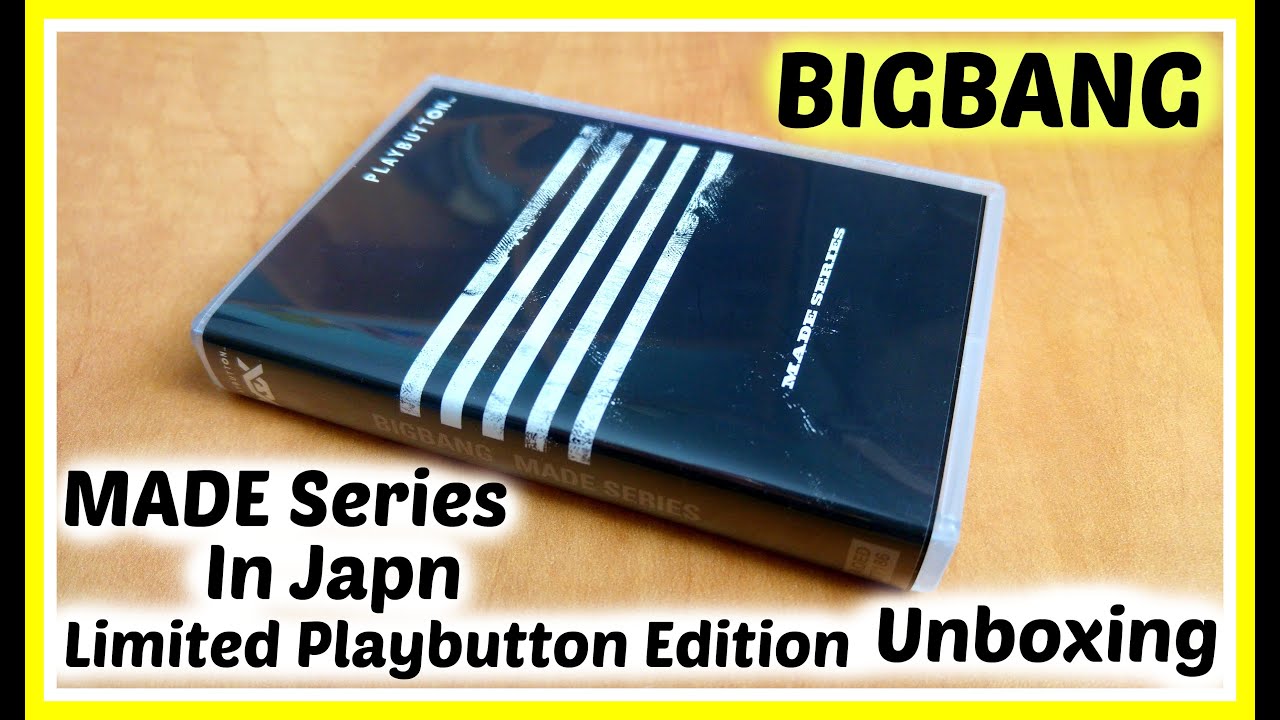 BIGBANG MADE Album In Japan [PlayButton Limited Edition] Unboxing