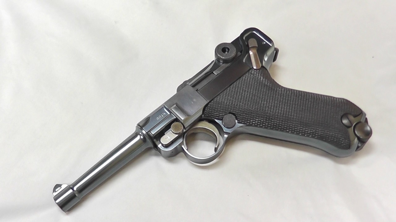 タナカ ルガーP08 ブルーイング 【Nanchan's Custom Gun】 - YouTube