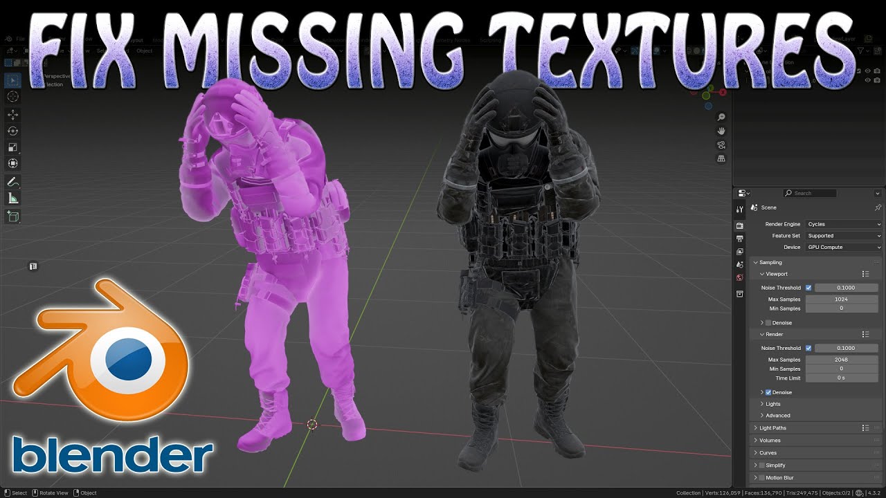 How to Fix the Purple Model Problem, (Missing Textures), in
