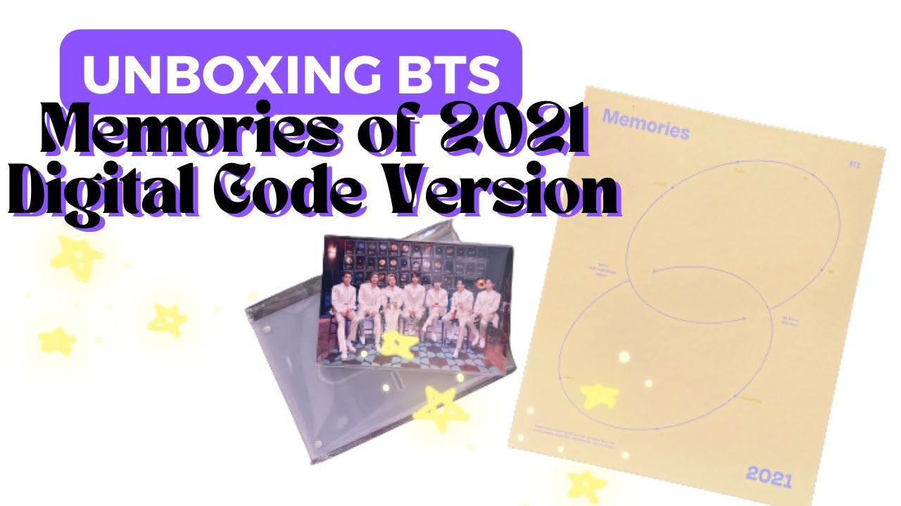 Unboxing BTS Memories of 2021 Digital Code Version 💜 - YouTube
