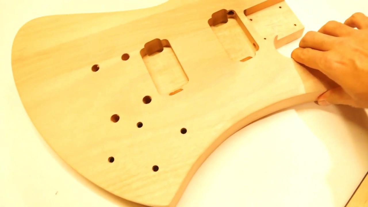 自分で手作り】モッキンバードタイプ☆ボルトオンネック、マホガニー