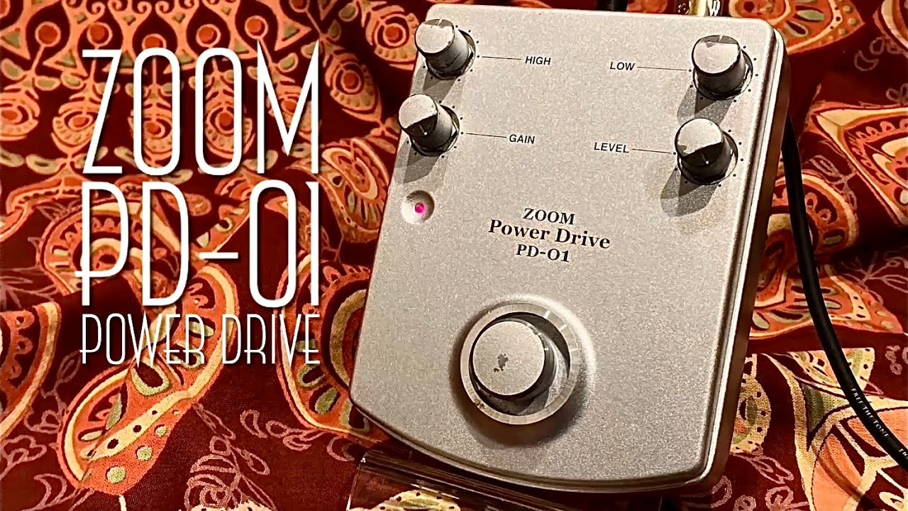 ZOOM / PD-01 Power Drive - YouTube