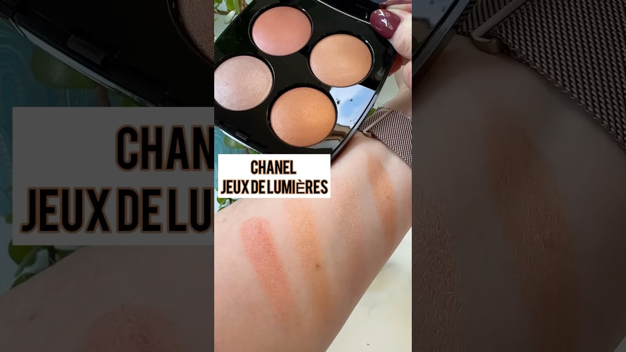 Chanel JEUX DE LUMIÈRES Spring 2025 Collection. Eyeshadow and