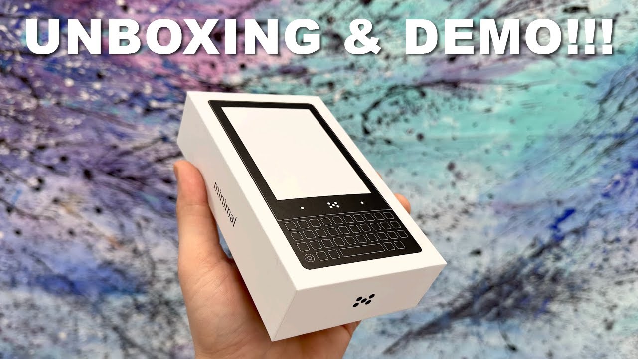 First Unboxing of The Minimal Phone & Walkthrough - YouTube