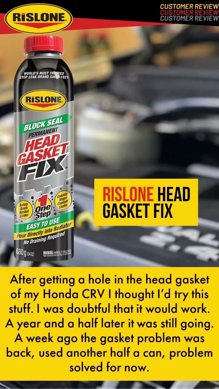 Customer Review - RISLONE Block Seal Permanent Head Gasket Fix