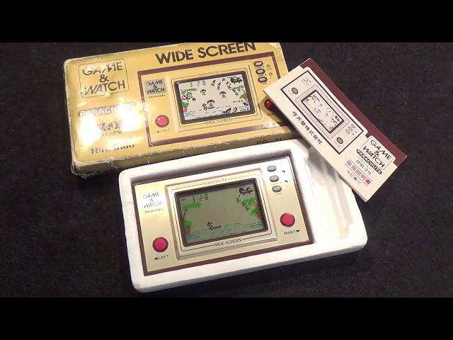 レトロ 液晶ゲーム】任天堂 パラシュート PARACHUTE ゲーム＆ウオッチ