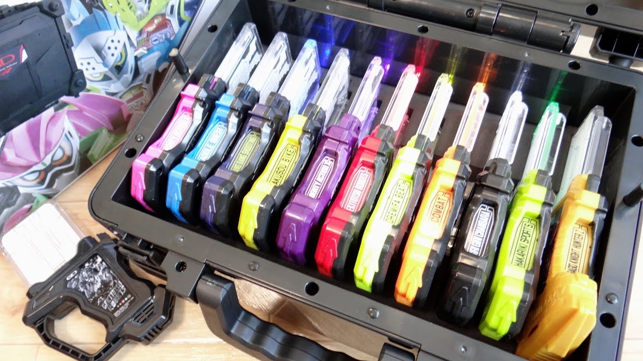 Stores 11 items! Bandai Official Gashat Case DX Rider Gashat Case