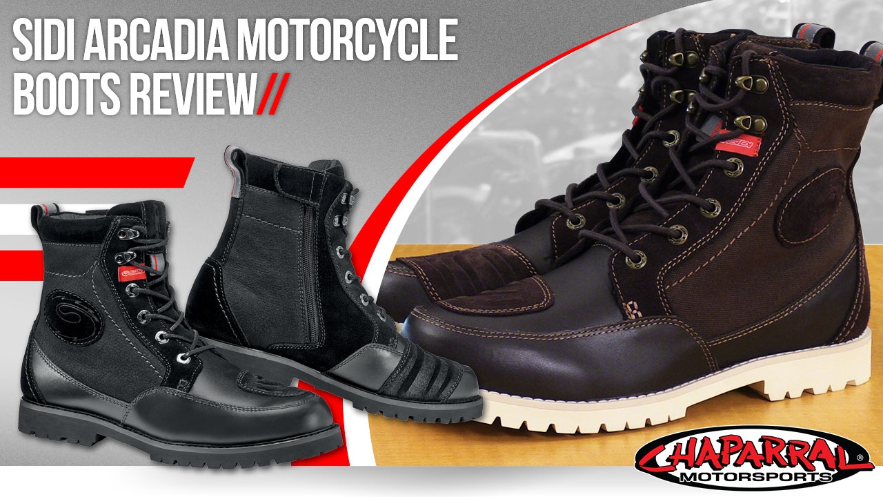 Sidi Arcadia Motorcycle Boots Review - YouTube