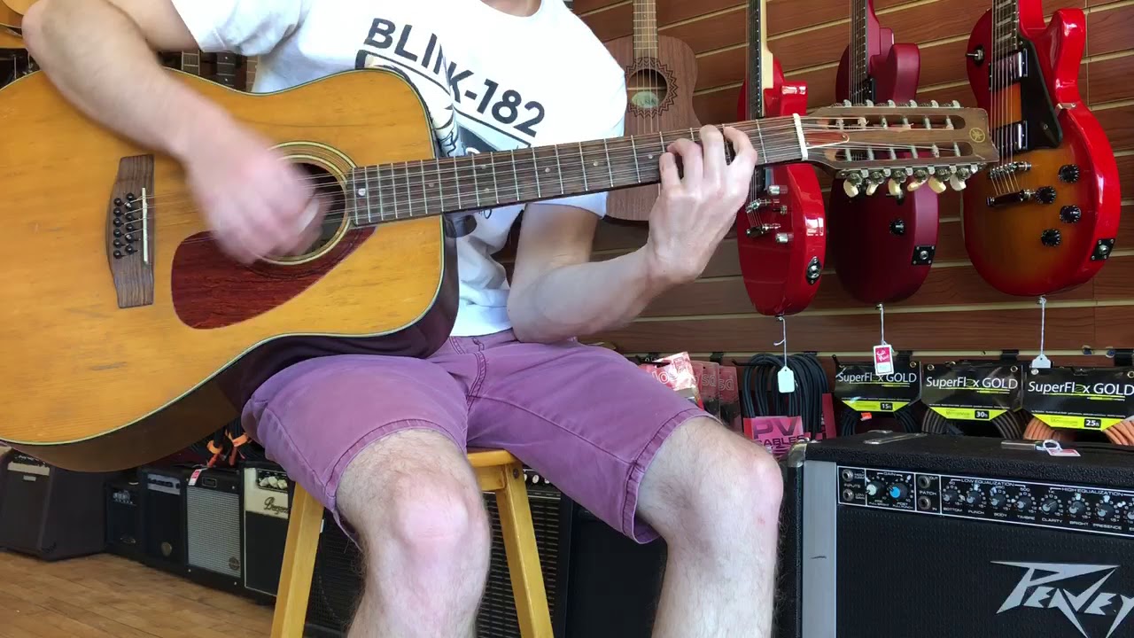 Yamaha FG-260 12 String Demo - YouTube