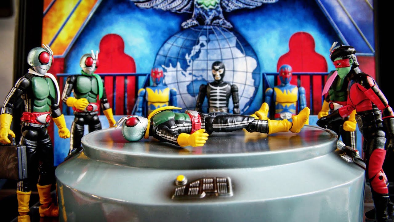 ショッカー秘密基地遊びが楽しい！【SHODO仮面ライダーVS】結成！悪の