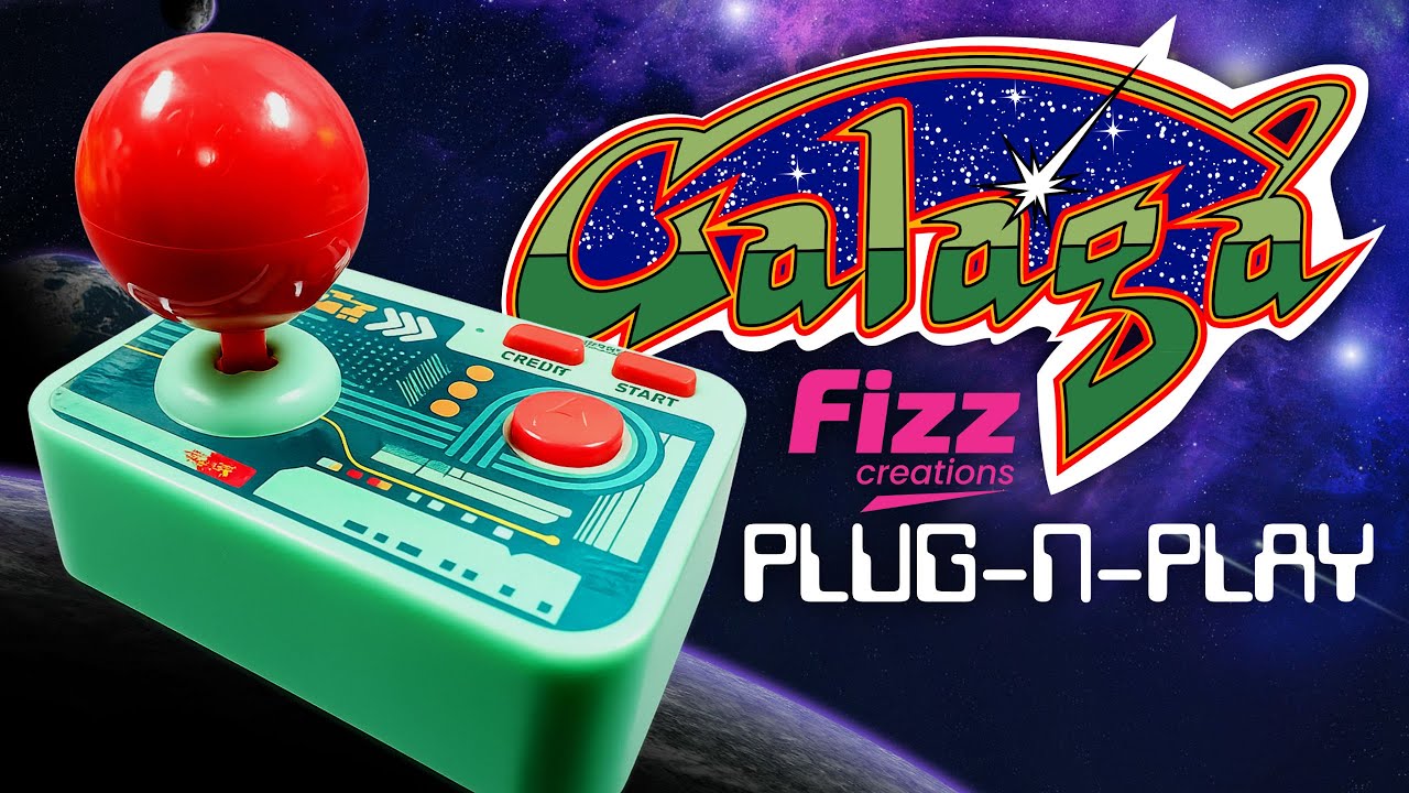 Retro Game Collection : GALAGA ARCADE CLASSIC GAMEPLAY! (Basic Fun