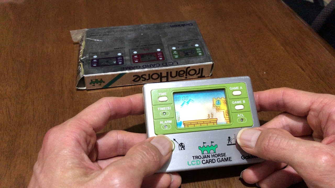 Trojan Horse Gakken LCD Classic Card Game レトロ 学研 トロイの木馬