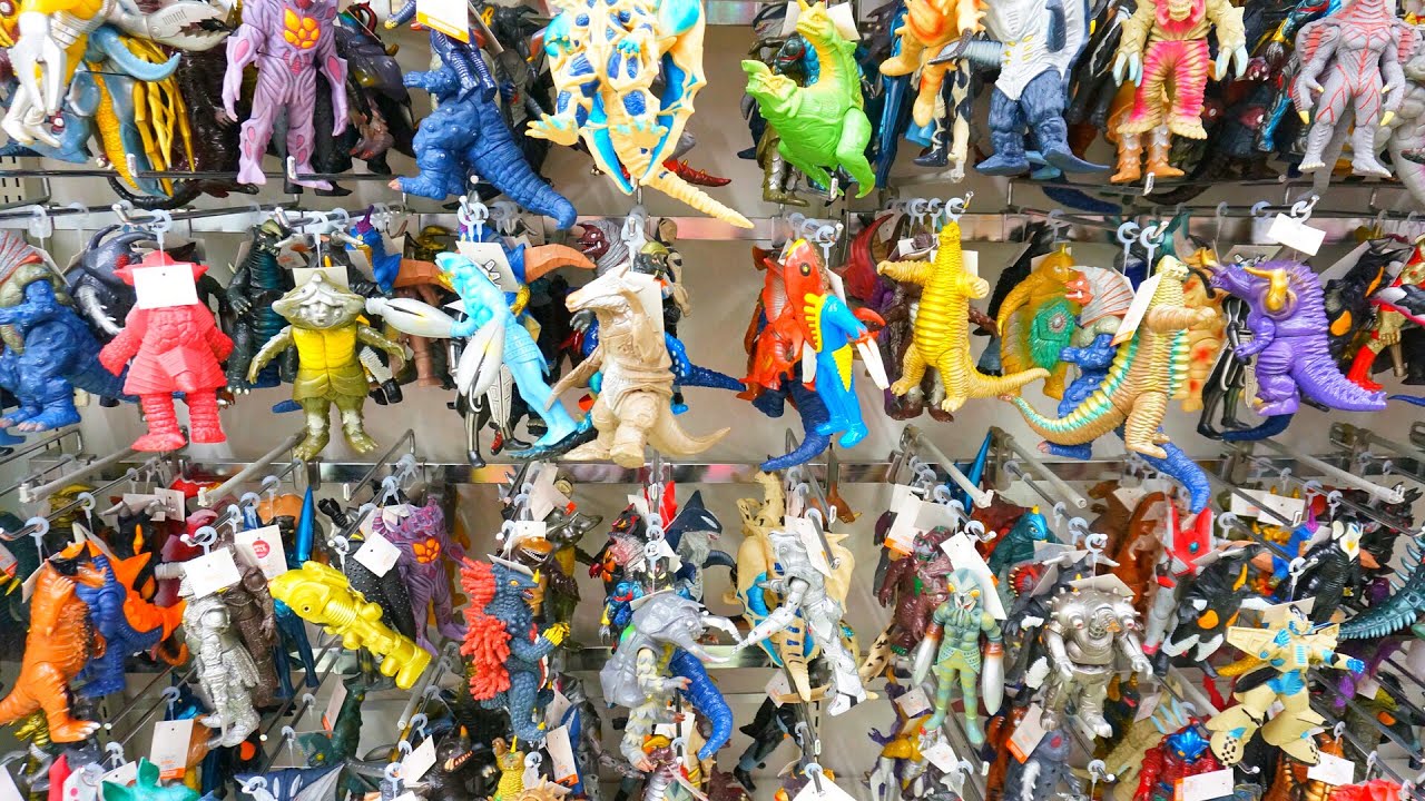 怪獣ソフビ大量 ウルトラマン編トイプラネットお買い物中実況【中古