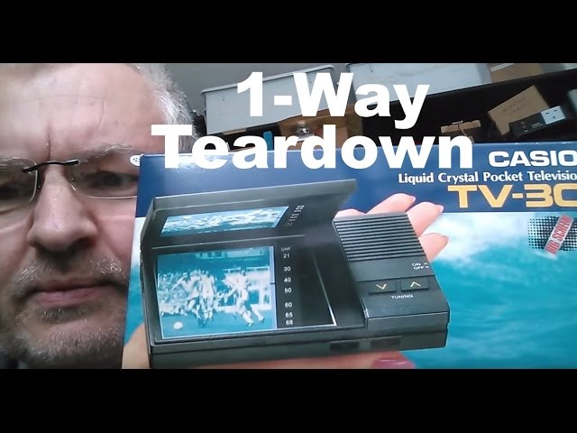 1-Way Teardown: Casio TV-30 LCD Pocket Television - YouTube
