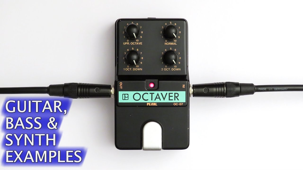 Pearl OC-07 Octaver Demo - YouTube