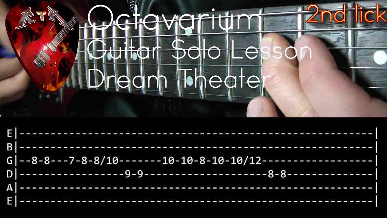 Octavarium Guitar Solo Lesson - Dream Theater (with tabs) - YouTube