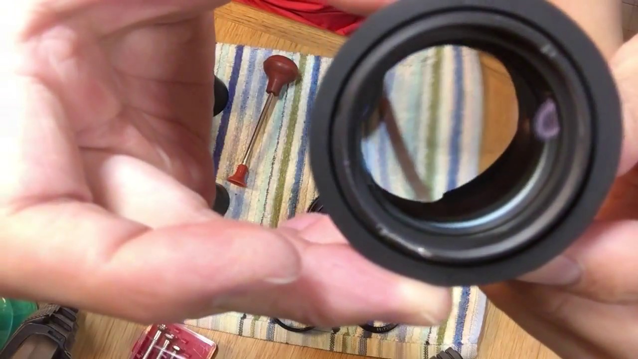 カメラ修理士 Pentax SMC Takumar 分解 リペア 清掃 - YouTube