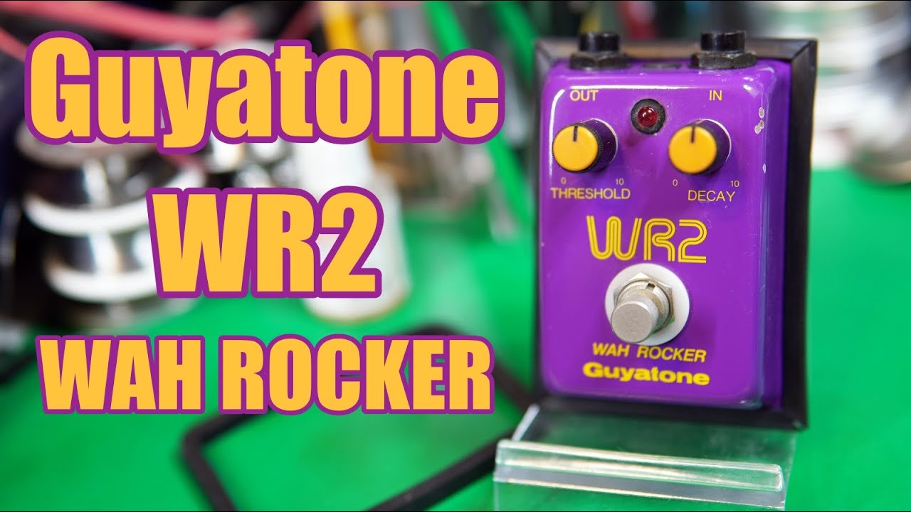 Guyatone WR2 WAH ROCKER No sound at all. Rubber frame problem