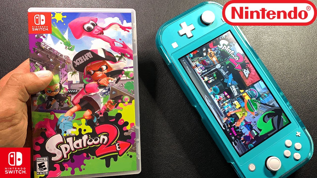 Splatoon 2 | Unboxing and Gameplay | Nintendo Switch Lite | Black