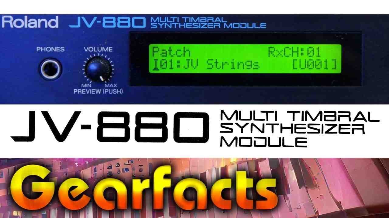 Vintage】JV-880 Demo & Preset 紹介 Roland シンセ 1992 - YouTube