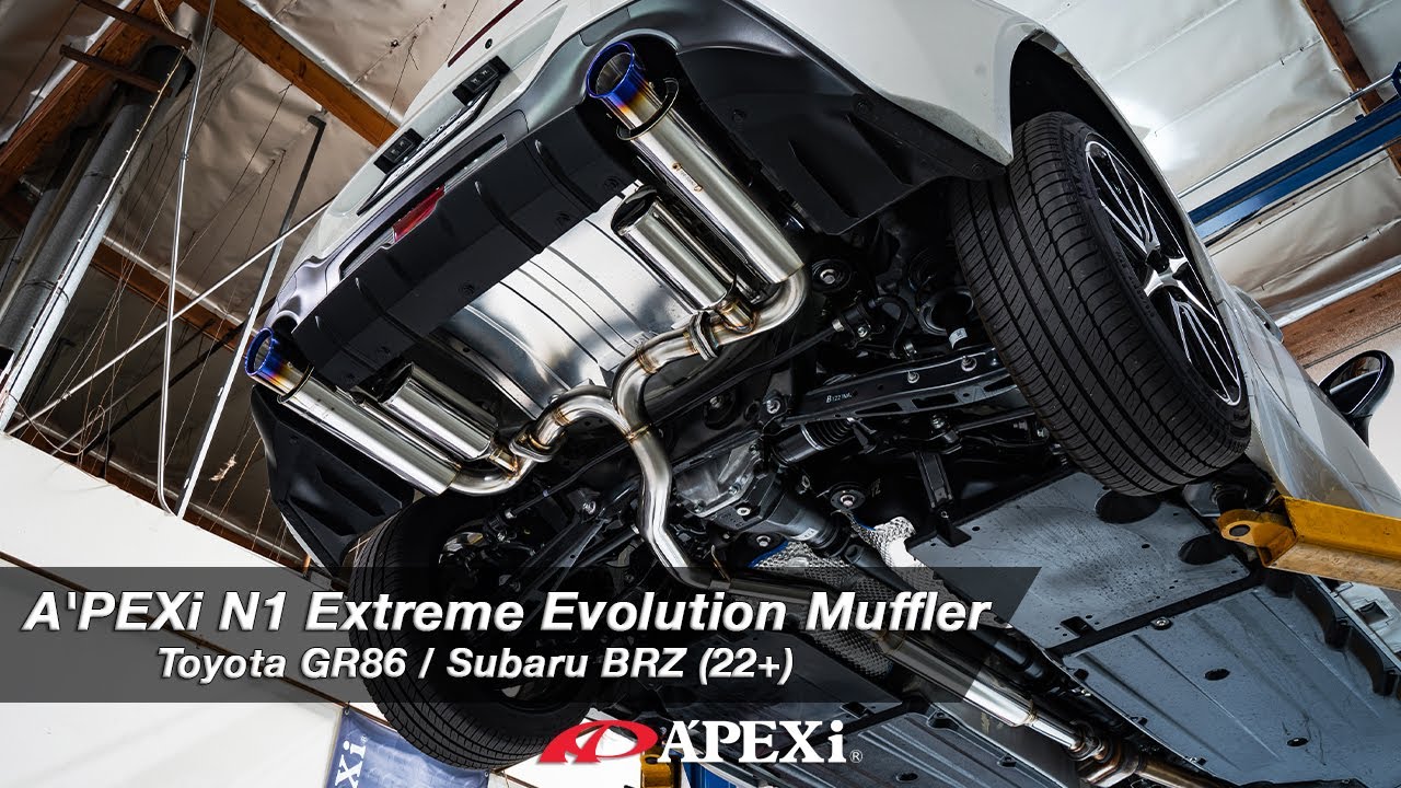 A'PEXi N1-X Evolution Extreme Axleback Exhaust - 2022+ Toyota GR86