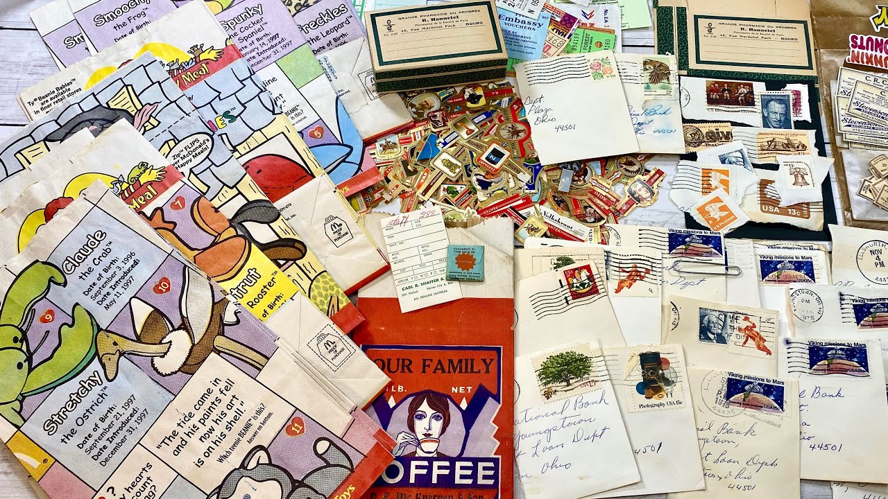 紙もの♡海外ヴィンテージもの購入品紹介（海外マクドナルド「紙箱