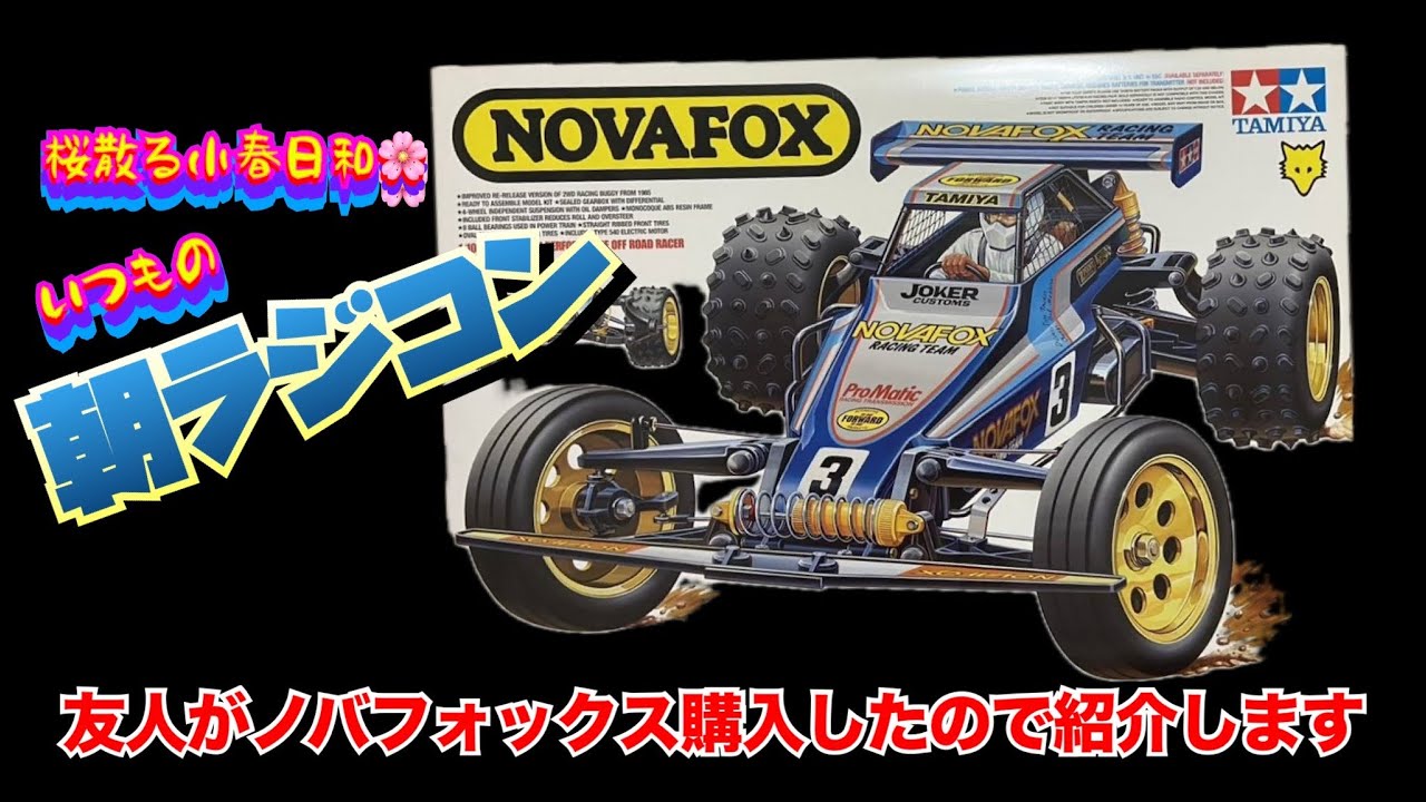 Tamiya Nova Fox] A morning radio-controlled replica buggy speeds