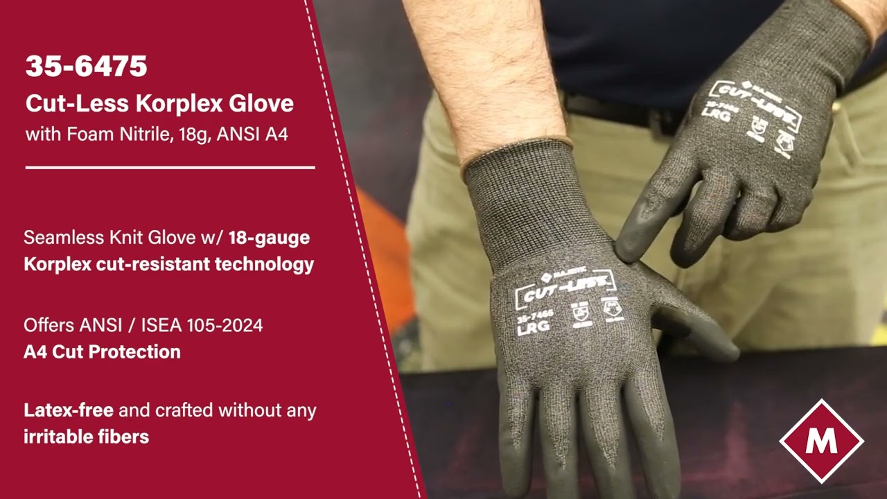 Majestic 35-7465 Cut-Less Watchdog Gloves | PalmFlex