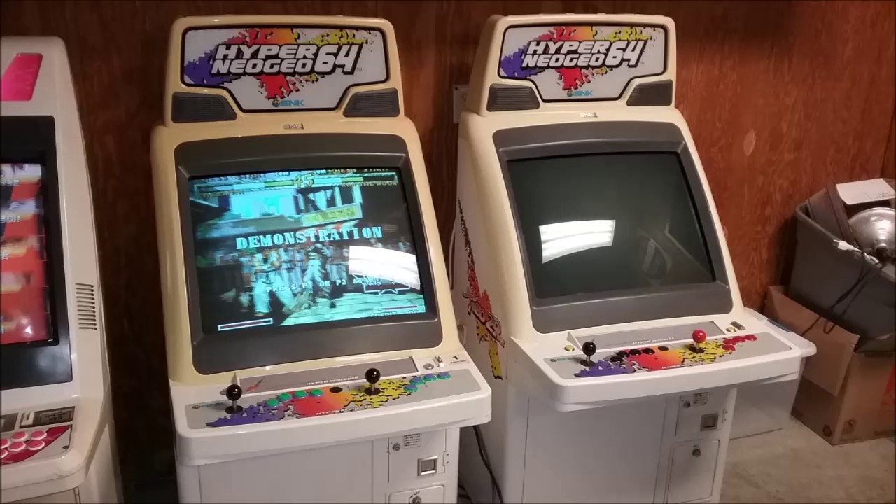 Neo Geo 64 Cabs Paradise Arcade Shop - YouTube