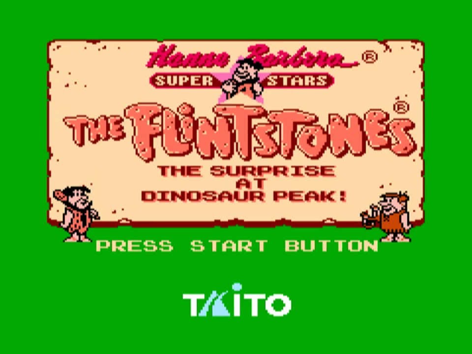 NES 原始家族フリントストーン / The Flintstones 1994 DEMO - YouTube