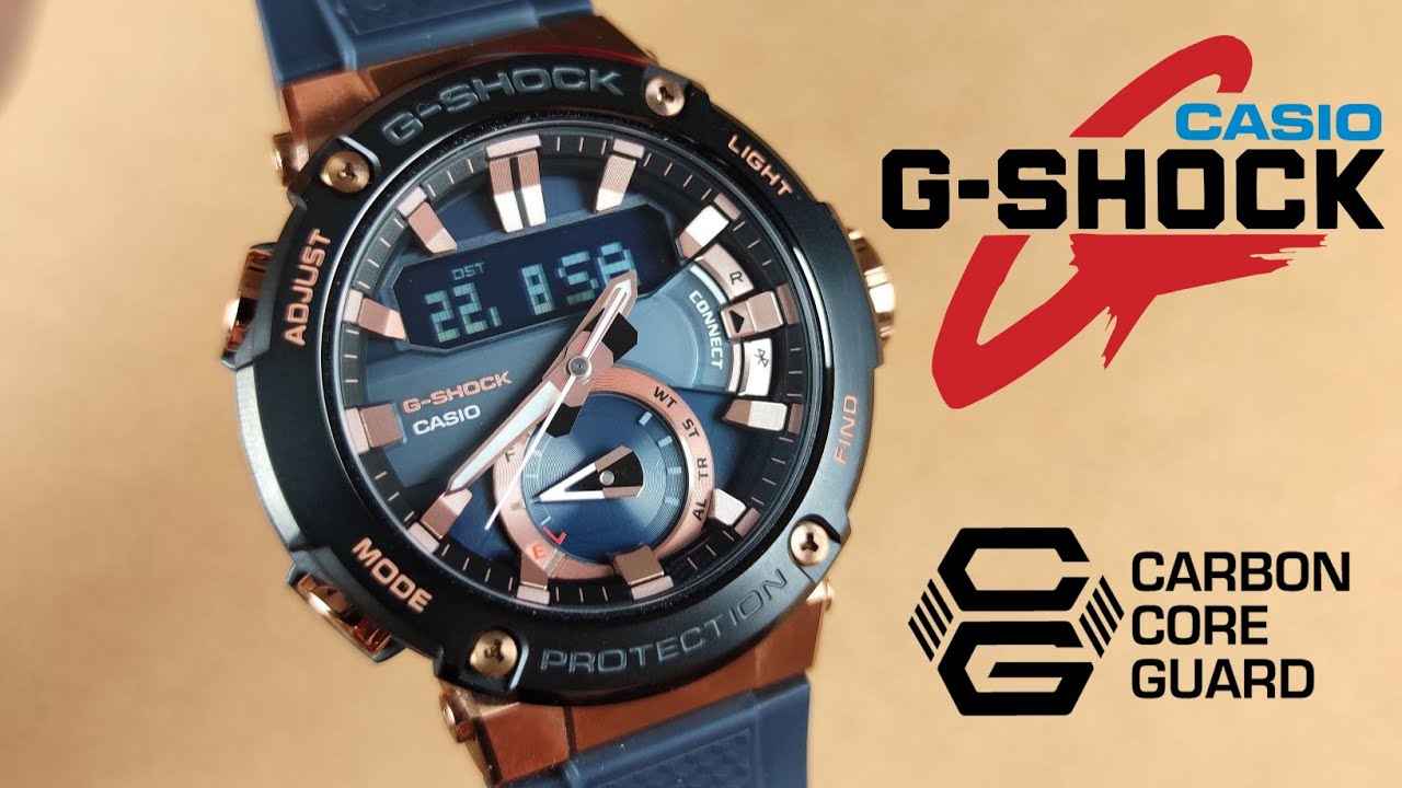 Stunning Rose Gold CASIO G-SHOCK GST-B200G-2A - Review | Carbon