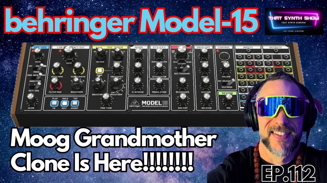BREAKING: BEHRINGER MODEL 15 - MOOG GRANDMOTHER CLONE IS HERE