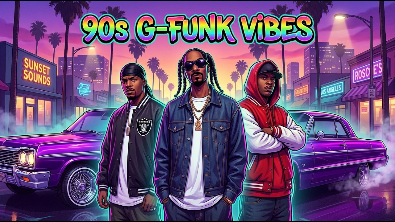 90s G-Funk Vibes 🔥 West Coast Old School Rap Mix — Gangsta