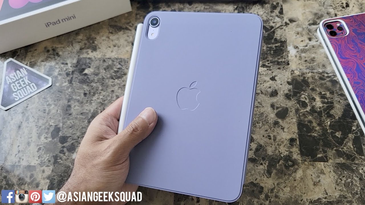 iPad Mini 6 Purple Smart Folio Review - YouTube