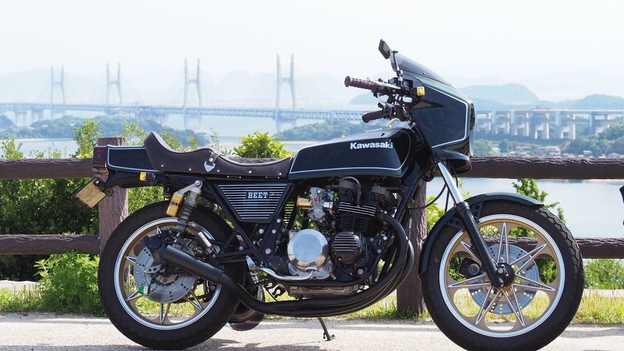 Kawasaki Z400FX トーキョー鉄管 - YouTube
