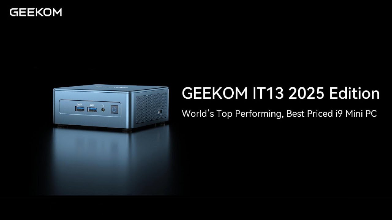GEEKOM IT13 2026 Edition Mini PC with 13th Gen Intel i9