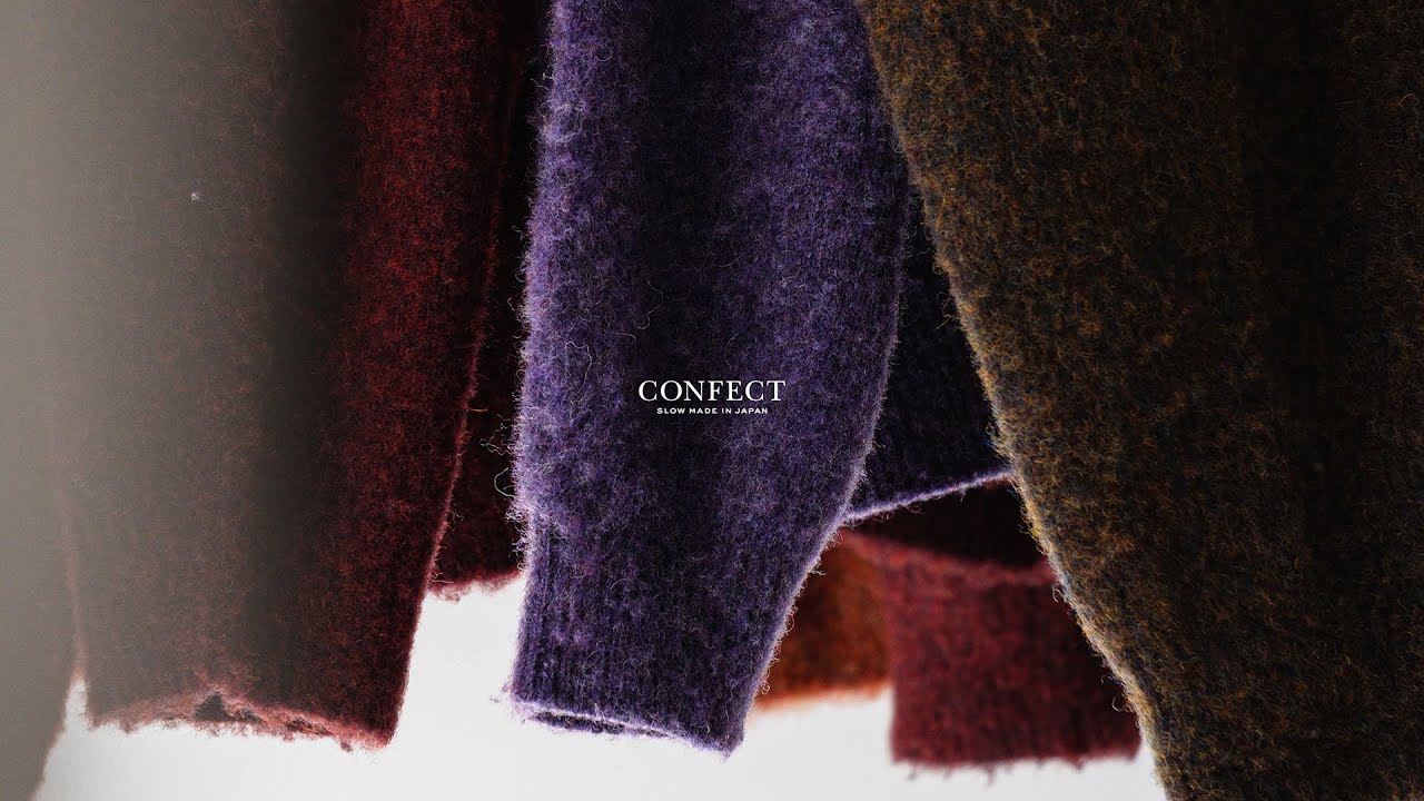 4K【Experience CONFECT Clothes】 チーゼル起毛ニットプルオーバー
