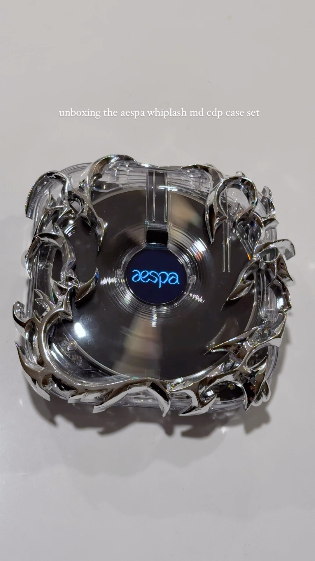 unboxing the aespa whiplash md cdp case #aespa #kpop - YouTube