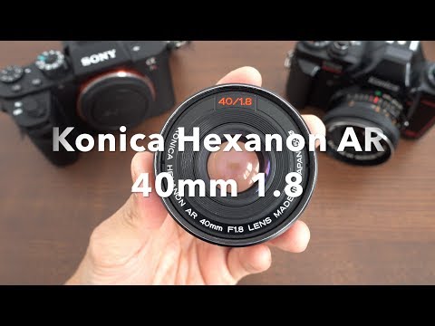 Konica Hexanon AR 40mm 1.8 - YouTube