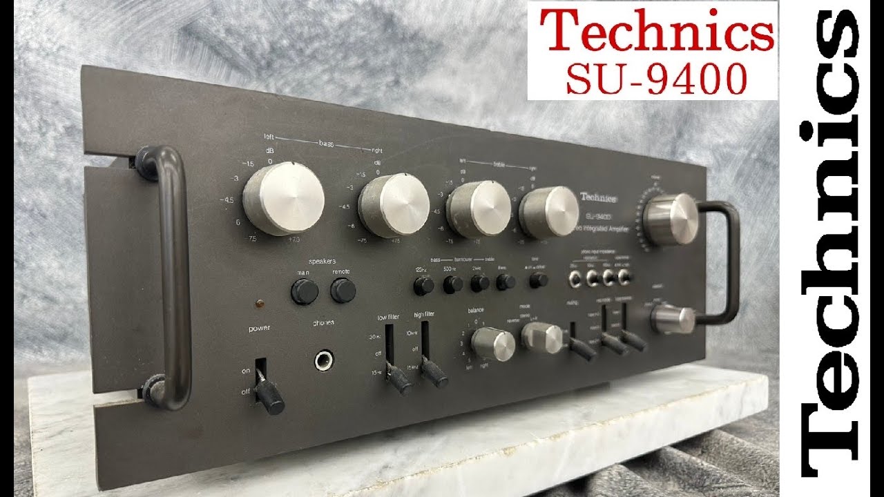 ジャンク品TechnicsSU-9400 ステレオインテグレーテッドアンプ 本体