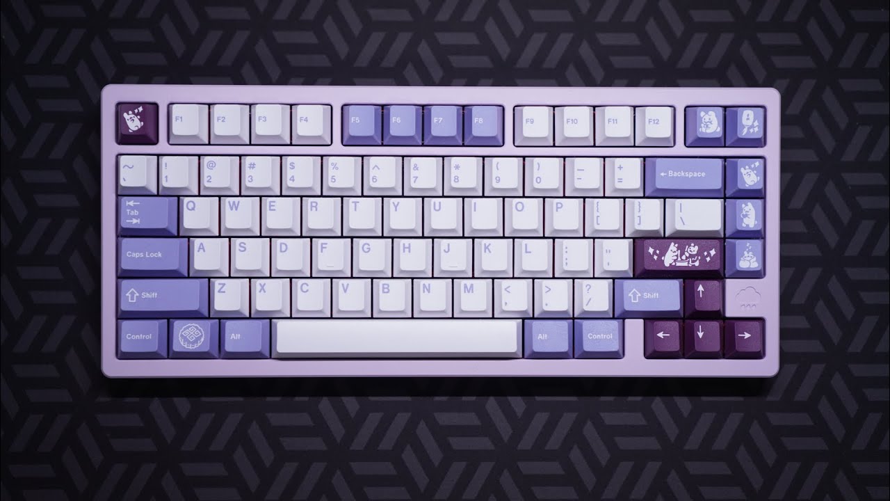 WOB Rainy75 (purple) - YouTube