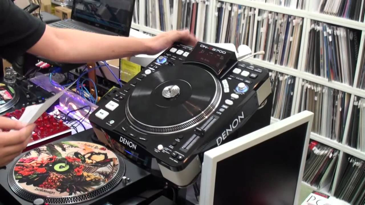 denonのcdj,DN-S3700でserato scratch liveをhybrid modeでプレイする