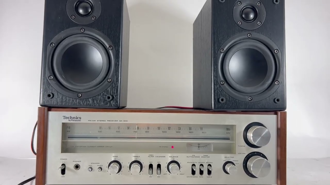 Technics by Panasonic FM/AM Stereo Receiver SA-300 | Treble Dial