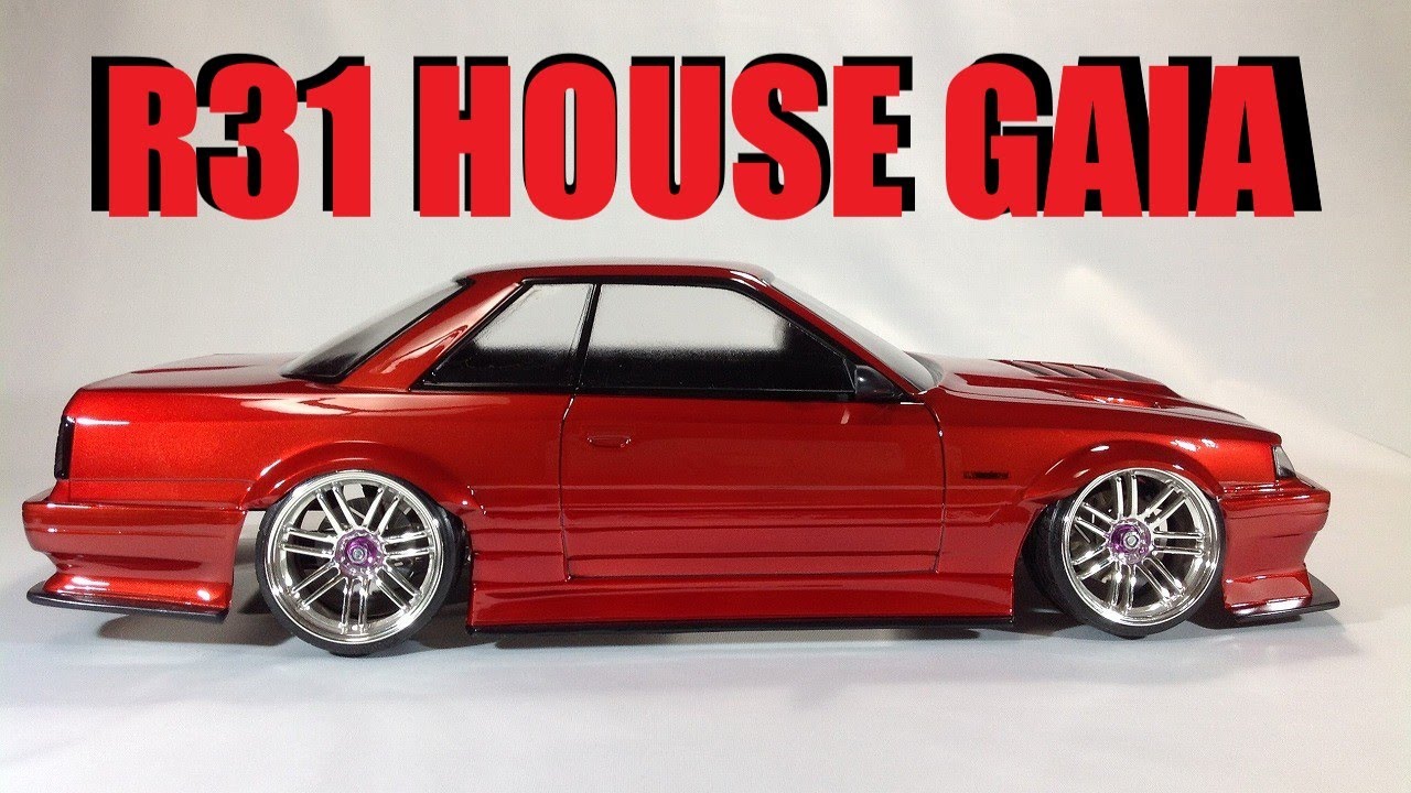 ラジコンボディ制作】R31 HOUSE GAIA R31スカイライン キャンディ
