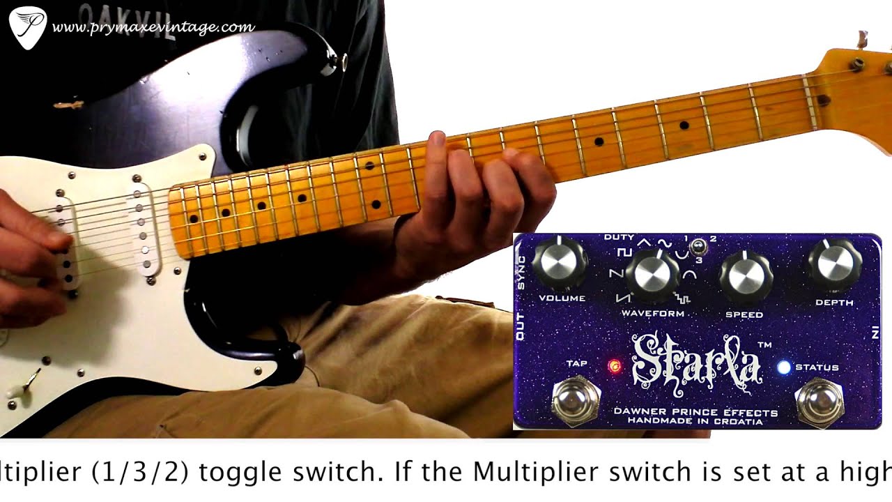 Dawner Prince Effects STARLA Tap Tempo Tremolo - YouTube