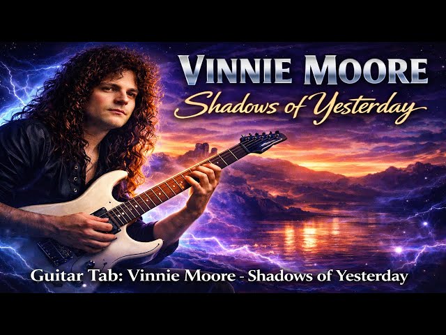 Guitar Tab: Vinnie Moore - Shadows of Yesterday - YouTube