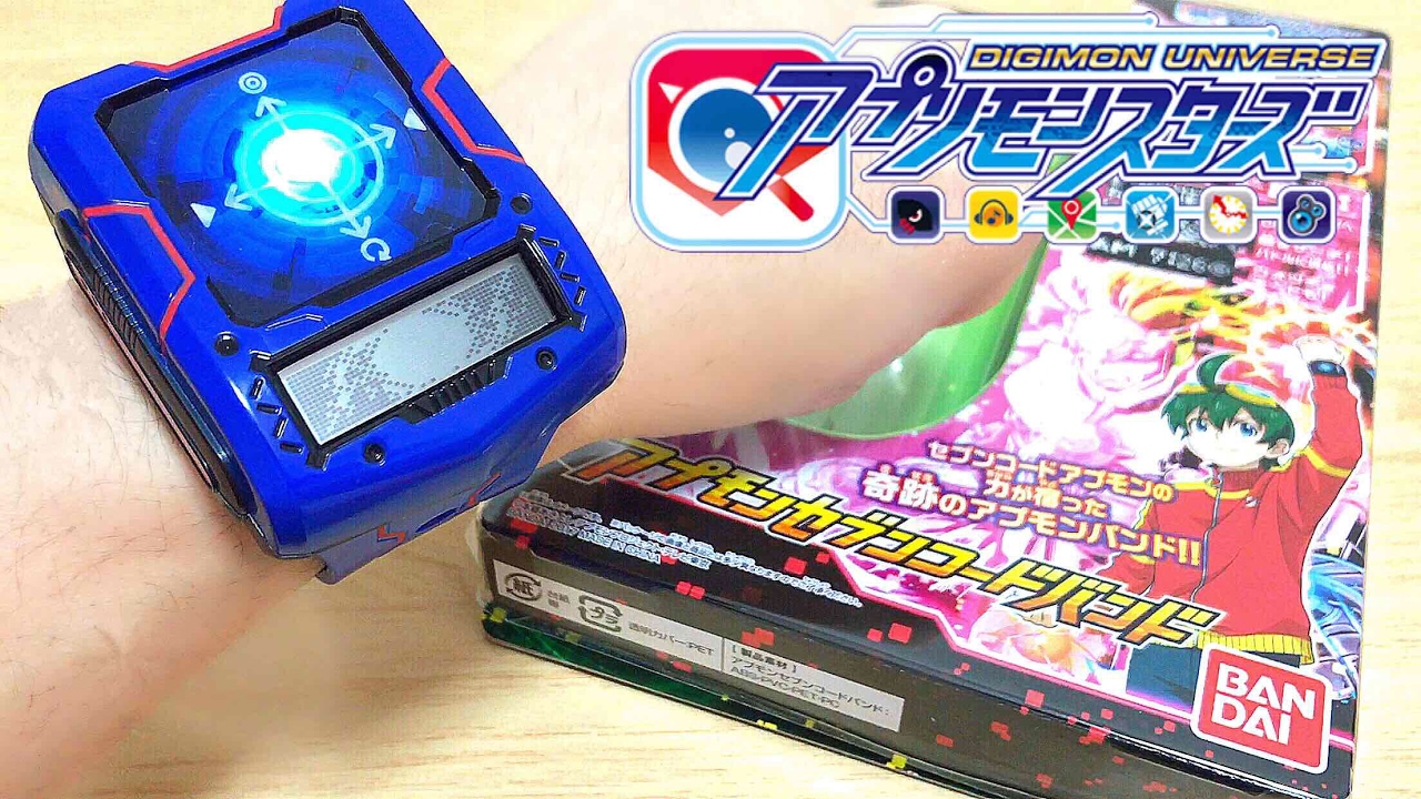 digimon appri monsters appmon seven code band review - YouTube