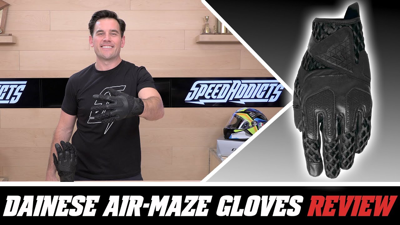 Dainese Air-Maze Gloves Review at SpeedAddicts.com - YouTube