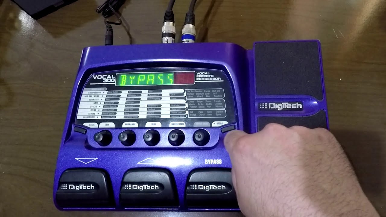 DIGITECH VOCAL 300 #digitech #review #pedaleira - YouTube